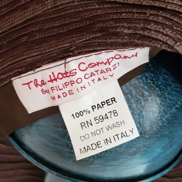 The Hats Company by Filippo Catarina Made in Italy Womens Sun Hat Brown Tan‎ - Picture 10 of 12